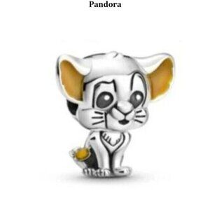 Disney Simba Charm, Charms for Pandora Bracelet S925 Sterling Silver Charm